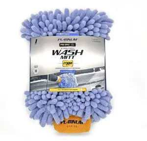 Platinum Series Pro Spec Chenille Microfiber Car Wash Mitt, Scratch-Free, Extra-Large Platinum Series Pro Spec Chenille Microfiber Car Wash Mitt, Scratch-Free, Extra-Large