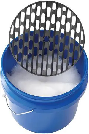 Auto Drive 4 gal Plastic Car Wash Bucket with Removable Grit Screen and Carry Handle, Red Auto Drive 4 gal Plastic Car Wash Bucket with Removable Grit Screen and Carry Handle, Red