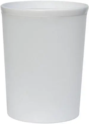 Mainstays Frosted White Plastic Wastebasket, 2.1 gal Mainstays Frosted White Plastic Wastebasket, 2.1 gal
