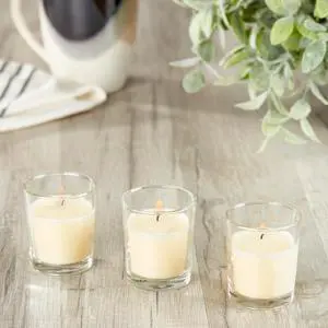 Mainstays Unscented Filled Votive Glass Candles, Ivory, 12-Pack Mainstays Unscented Filled Votive Glass Candles, Ivory, 12-Pack