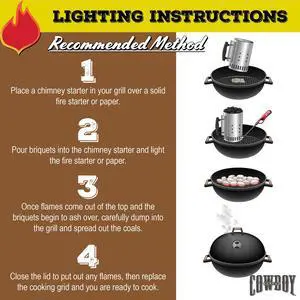 Cowboy Brand 14 Pound Long Lasting Hardwood Charcoal Briquets Cowboy Brand 14 Pound Long Lasting Hardwood Charcoal Briquets