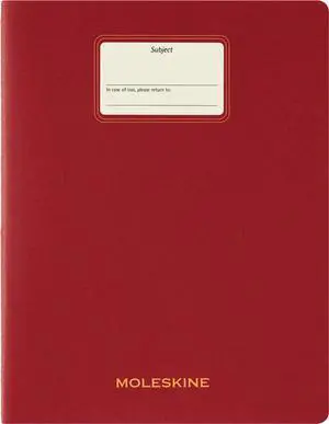 Moleskine Student Cahier Journal, Soft Cover, Ruled, XXL (8.5" x 11"), Red Moleskine Student Cahier Journal, Soft Cover, Ruled, XXL (8.5" x 11"), Red