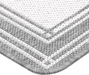 Mainstays Décor Frame Woven Kitchen Mat, Gray, 20" x 32" Mainstays Décor Frame Woven Kitchen Mat, Gray, 20" x 32"