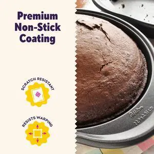 Wilton Premium Non-Stick 9-Inch Round Cake Pan 9x2 Baking Pan, Packaging May Vary Wilton Premium Non-Stick 9-Inch Round Cake Pan 9x2 Baking Pan, Packaging May Vary