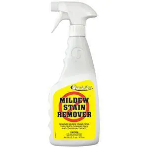 STAR BRITE Mildew Stain Remover + Cleaner for Boats, RVs, & Homes - 16 OZ (085606N) STAR BRITE Mildew Stain Remover + Cleaner for Boats, RVs, & Homes - 16 OZ (085606N)