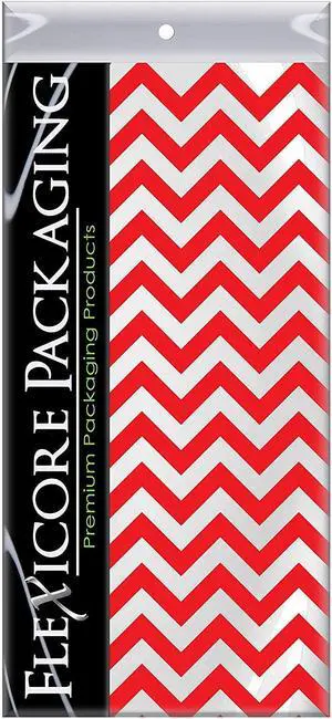 Red Chevron Tissue Paper, 15"x20", 100 ct Red Chevron Tissue Paper, 15"x20", 100 ct