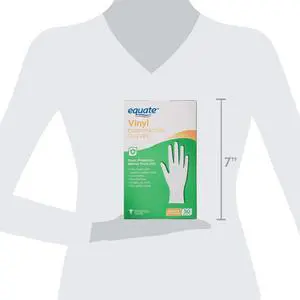 Equate Vinyl Examination Gloves, 50 Count Equate Vinyl Examination Gloves, 50 Count