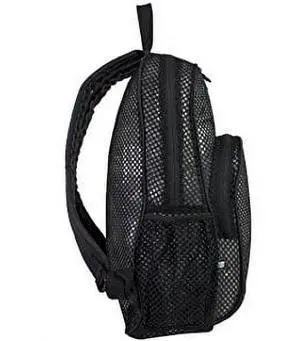Eastsport Mesh Backpack With Adjustable Padded Shoulder Straps, Black Eastsport Mesh Backpack With Adjustable Padded Shoulder Straps, Black