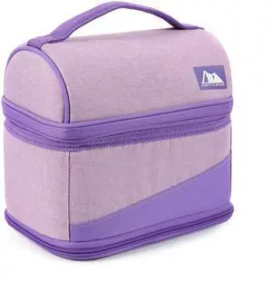 Arctic Zone Lavender Purple Expandable Lunch Box with Thermal Insulation and Ice Pack Arctic Zone Lavender Purple Expandable Lunch Box with Thermal Insulation and Ice Pack