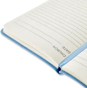 Pen+Gear Simulated Leather Church Notes Journal for Adults, Blue, 4.5" x 7.5", 192 Ruled Pages Pen+Gear Simulated Leather Church Notes Journal for Adults, Blue, 4.5" x 7.5", 192 Ruled Pages