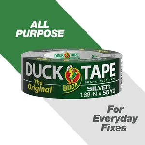 The Original Duck Tape Brand Duct Tape, 1.88 in. x 55 yd., Silver The Original Duck Tape Brand Duct Tape, 1.88 in. x 55 yd., Silver