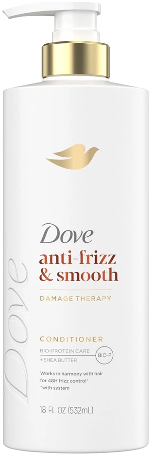 Dove Anti-Frizz & Smooth Conditioner for Frizz-Prone Hair with Bio-Protein Care Technology and Shea Butter, 18 Fl Oz Dove Anti-Frizz & Smooth Conditioner for Frizz-Prone Hair with Bio-Protein Care Technology and Shea Butter, 18 Fl Oz