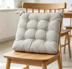 Mainstays Textured Chair Seat Pad (Chair Cushion), Silver Color, 1-Piece, 15.5" x 16" Mainstays Textured Chair Seat Pad (Chair Cushion), Silver Color, 1-Piece, 15.5" x 16"