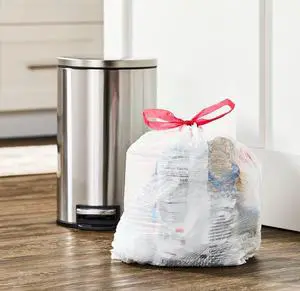 Great Value 4 Gallon Strong Flex Small Drawstring Garbage Bags, 40 Bags Great Value 4 Gallon Strong Flex Small Drawstring Garbage Bags, 40 Bags