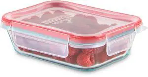Pyrex FreshLock 2cup Rectangle Glass Food Storage Container with Lid, Designed to Help with Food Storage and Everyday Organization Pyrex FreshLock 2cup Rectangle Glass Food Storage Container with Lid, Designed to Help with Food Storage and Everyday Organization