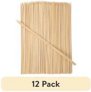 (12 pack) Mainstays Bamboo Skewers - 100% Eco-Friendly Grilling Essentials, 11.81 Inches Long (12 pack) Mainstays Bamboo Skewers - 100% Eco-Friendly Grilling Essentials, 11.81 Inches Long
