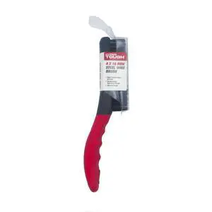 Hyper Tough Carbon Steel Wire Brush, 4 x 16 Rows Hyper Tough Carbon Steel Wire Brush, 4 x 16 Rows