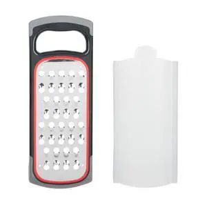 Mainstays Stainless Steel Bowl Grater with Protective Sleeve, Black Mainstays Stainless Steel Bowl Grater with Protective Sleeve, Black