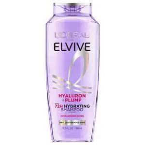 L'Oreal Paris Elvive Hyaluron Plump Hydrating Shampoo, 72H Intense Moisture, Squeeze, 13.5 fl oz L'Oreal Paris Elvive Hyaluron Plump Hydrating Shampoo, 72H Intense Moisture, Squeeze, 13.5 fl oz