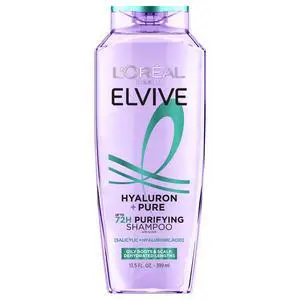 L'Oreal Paris Elvive Hyaluron Pure Moisturizing Shampoo for Oily Hair, 13.5 fl oz L'Oreal Paris Elvive Hyaluron Pure Moisturizing Shampoo for Oily Hair, 13.5 fl oz