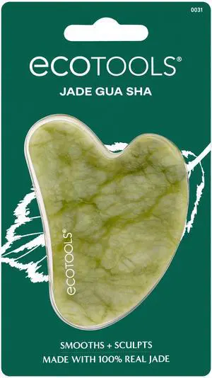 EcoTools Jade Facial Gua Sha Massaging and Skincare Tool, 1 Count EcoTools Jade Facial Gua Sha Massaging and Skincare Tool, 1 Count