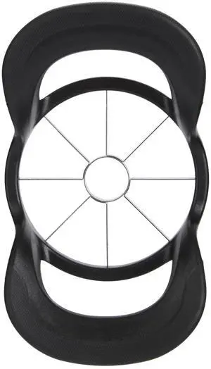 Mainstays 8-Wedge Stainless Steel Apple Slicer and Corer, Black Mainstays 8-Wedge Stainless Steel Apple Slicer and Corer, Black