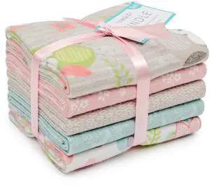 Create It 18"x21" Cotton Flannel Hootsie Precut Sewing & Craft Fabric Bundle, Multicolor 5 Piece Create It 18"x21" Cotton Flannel Hootsie Precut Sewing & Craft Fabric Bundle, Multicolor 5 Piece