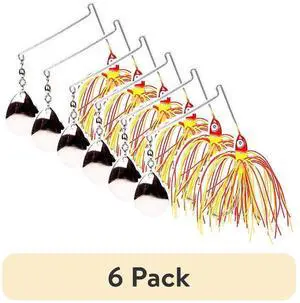 (6 pack) Strike King Promo Spinnerbait Fishing Lure (6 pack) Strike King Promo Spinnerbait Fishing Lure