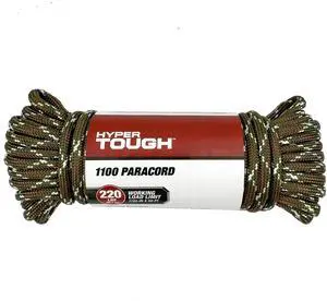 Hyper Tough 7/32 inch x 50 ft, 1100 Paracord, Camo Hyper Tough 7/32 inch x 50 ft, 1100 Paracord, Camo