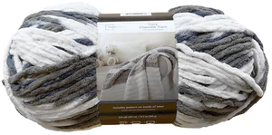Mainstays Cozy Chenille Yarn, 220 yd, Multi-Blue, 100% Polyester, Bulky Mainstays Cozy Chenille Yarn, 220 yd, Multi-Blue, 100% Polyester, Bulky
