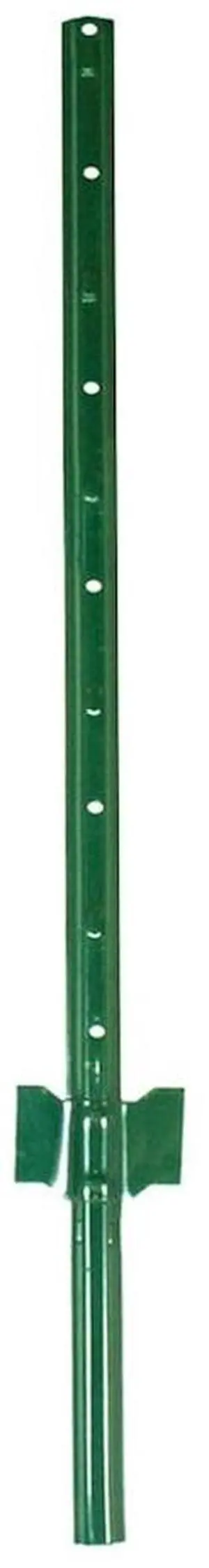 Expert Gardener Powder Coated Steel Fence U Post, Green, 4' Expert Gardener Powder Coated Steel Fence U Post, Green, 4'