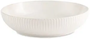 Better Homes & Gardens Sawyer 40 oz Stoneware Low Bowl, Cream Better Homes & Gardens Sawyer 40 oz Stoneware Low Bowl, Cream