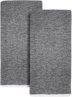 Better Homes & Gardens Soft Touch 2-Piece Cotton Kitchen Towels, Rich Black Flat Woven Better Homes & Gardens Soft Touch 2-Piece Cotton Kitchen Towels, Rich Black Flat Woven