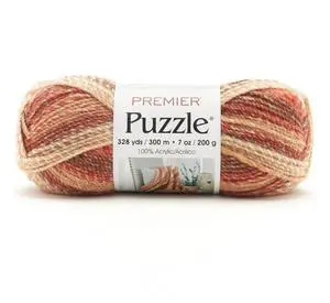 Premier Yarns - Puzzle Yarn - Kickball - 7oz 328yds - 5 Bulky Weight - Acrylic Premier Yarns - Puzzle Yarn - Kickball - 7oz 328yds - 5 Bulky Weight - Acrylic