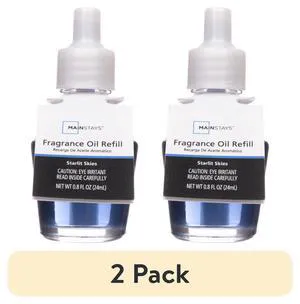 (2 pack) Mainstays Aroma Accents Oil Refill 24 mL, Starlit Skies (2 pack) Mainstays Aroma Accents Oil Refill 24 mL, Starlit Skies
