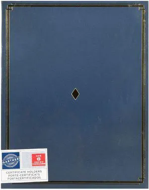 Gartner Studios Blue Award Certificate Holder with Gold Foil, 6 Count Gartner Studios Blue Award Certificate Holder with Gold Foil, 6 Count