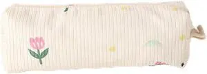Beige Simples And Cute Large Capacity Desktop Stationery Storage Bag Corduroy Floral Pencil Case Des Beige Simples And Cute Large Capacity Desktop Stationery Storage Bag Corduroy Floral Pencil Case Des