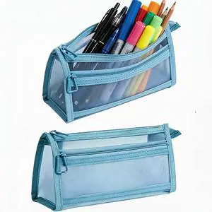 Mesh Pencil Case Storage Bag Pouch Holder Box Organizer Green for Adult | Mesh Pencil Storage Mesh Pencil Case Storage Bag Pouch Holder Box Organizer Green for Adult | Mesh Pencil Storage