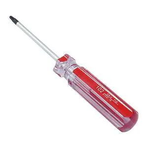 T10 Magnetic Torx Screwdriver | Magnetic Star Screw Driver, Magnetic Tip, Clear Red Plastic Handle, T10 Magnetic Torx Screwdriver | Magnetic Star Screw Driver, Magnetic Tip, Clear Red Plastic Handle,