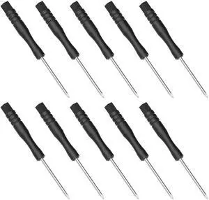 10 Pcs Mini Phillips Screwdriver, 2mm Cross Head, 83mm, Black | 3.27" Total Length, Non-slip Handle, 10 Pcs Mini Phillips Screwdriver, 2mm Cross Head, 83mm, Black | 3.27" Total Length, Non-slip Handle,