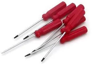 T6 T8H T10H Torx Screwdriver Set with 2 Nylon Spudgers, 75 mm Screwdriver Repair Tool Set for PS3, P T6 T8H T10H Torx Screwdriver Set with 2 Nylon Spudgers, 75 mm Screwdriver Repair Tool Set for PS3, P