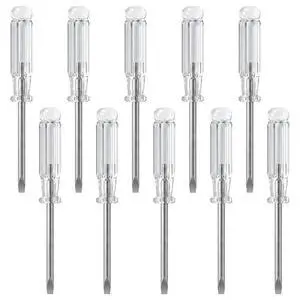 10PCS Small Flat Head Screwdriver, Mini Slotted Screwdriver, 3.0mm Flat Head, 92mm Length, For Small 10PCS Small Flat Head Screwdriver, Mini Slotted Screwdriver, 3.0mm Flat Head, 92mm Length, For Small
