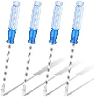 4 PCS Mini Flat Head Screwdriver, 3.0mm Size 127mm Length Small Flathead Screwdrivers, Mini Flathead 4 PCS Mini Flat Head Screwdriver, 3.0mm Size 127mm Length Small Flathead Screwdrivers, Mini Flathead