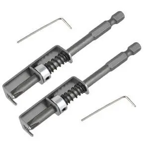 2 Pcs Spring-loaded Screw Holder Bit, Universal Screwdriver Bit with Screw Gripper, Single-Hand Oper 2 Pcs Spring-loaded Screw Holder Bit, Universal Screwdriver Bit with Screw Gripper, Single-Hand Oper