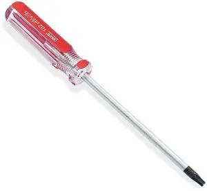 T20 Torx Star Security Screwdriver | Magnetic Tip, PVC Insulated Handle, High Carbon Steel, Electron T20 Torx Star Security Screwdriver | Magnetic Tip, PVC Insulated Handle, High Carbon Steel, Electron