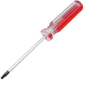T10 3 Inch Torx Screwdriver with Magnetic Tip, PVC Red Handle Screwdriver for Repair, Home Appliance T10 3 Inch Torx Screwdriver with Magnetic Tip, PVC Red Handle Screwdriver for Repair, Home Appliance