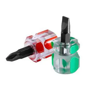 2 Pcs Sewing Machine Screwdriver | 6mm Phillips and Flat Head Tips, Stubby Screwdriver Set, Ultra Mi 2 Pcs Sewing Machine Screwdriver | 6mm Phillips and Flat Head Tips, Stubby Screwdriver Set, Ultra Mi
