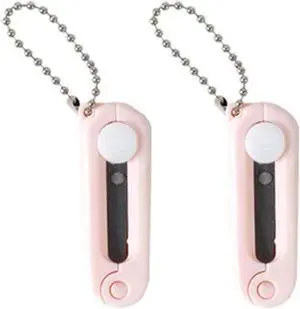 2 Pcs Pink Folding Scissors Safe Portable Travel Scissors Foldable Telescopic Cutter Pocket Mini Sci 2 Pcs Pink Folding Scissors Safe Portable Travel Scissors Foldable Telescopic Cutter Pocket Mini Sci