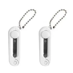 2Pcs White Folding Scissors Safe Portable Travel Scissors Foldable Telescopic Cutter Pocket Mini Sci 2Pcs White Folding Scissors Safe Portable Travel Scissors Foldable Telescopic Cutter Pocket Mini Sci