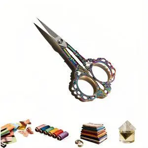 Embroidery Scissors, Small Vintage Sharp Detail Scissors for Sewing, Crafts, Cross Stitch, DIY, Thre Embroidery Scissors, Small Vintage Sharp Detail Scissors for Sewing, Crafts, Cross Stitch, DIY, Thre